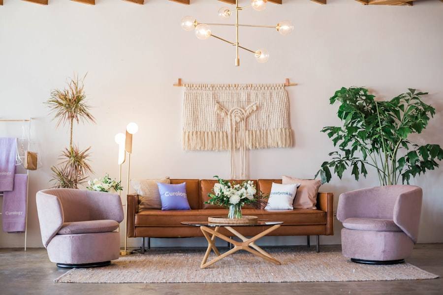 A cozy connected living room